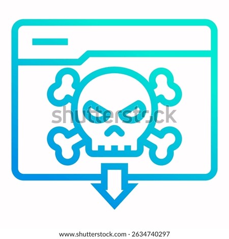 Piracy Icon Element For Design