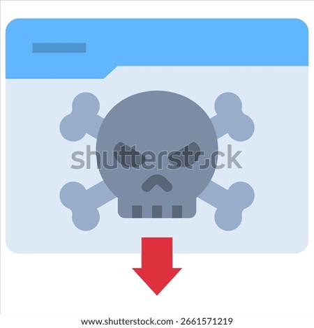 Piracy Icon Element For Design