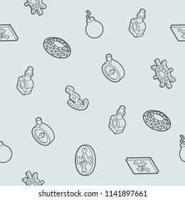 Piracy outline isometric pattern. Vector illustration, EPS 10