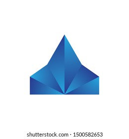 Piramid logo template icon design