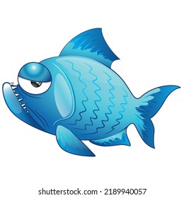 Piranha, exotic, design, outline, fish, animal, illustration, aquatic, sea, isolated, water, vector, nature, aquarium, ocean, fishing, tropical, white, wild, fauna, icon, seafood,wildlife, flat.