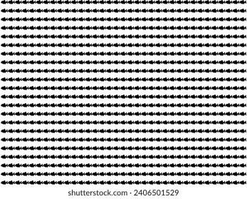 Piranha Fish Motif Pattern, for Decoration, Fashion, Interior, Exterior, Carpet Pattern, Textile, Garment, Fabric, Tile, Plastic, Paper, Wrapping, Wallpaper, Background or Graphic Design Element