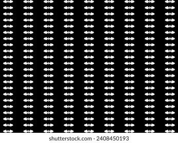 Piranha Fish Motif Pattern, for Decoration, Fashion, Interior, Exterior, Carpet Pattern, Textile, Garment, Fabric, Tile, Plastic, Paper, Wrapping, Wallpaper, Background or Graphic Design Element