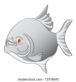 piranha illustration