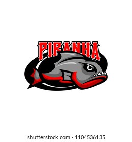 Piranha Logo Design