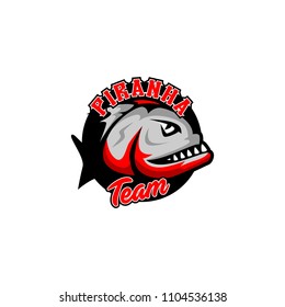 Piranha Logo Design