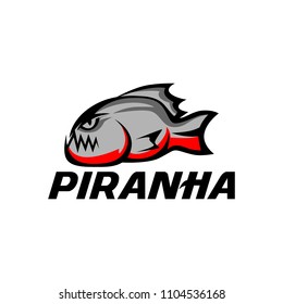 Piranha Logo Design
