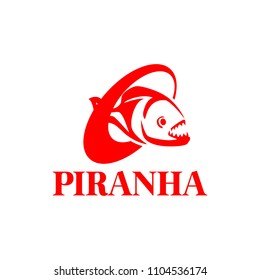 Piranha Logo Design