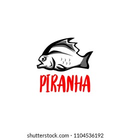 Piranha Logo Design