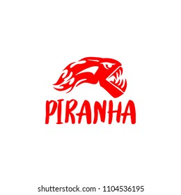 Piranha Logo Design