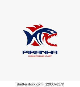 Piranha Logo Illustration