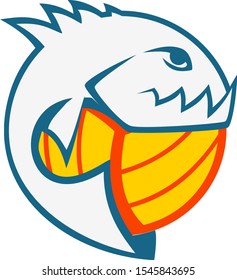 Piranha Logo for water polo sport