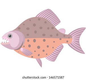 Piranha. Vector Illustration