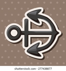 Pirate anchor theme elements