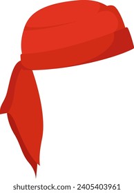 Pirate Bandana Headband Vector Illustration