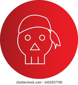  Pirate Bandana icon for your project
