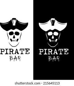 pirate bar illustration