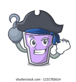 Pirate berry smoothie character cartoon