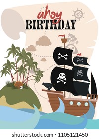 3,182 Happy Birthday Pirate Images, Stock Photos & Vectors 