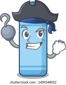 Pirate blue crayon isolated in the mascot