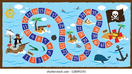 225 Pirate map board game Images, Stock Photos & Vectors | Shutterstock