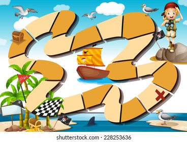 694 Pirate board game Images, Stock Photos & Vectors | Shutterstock