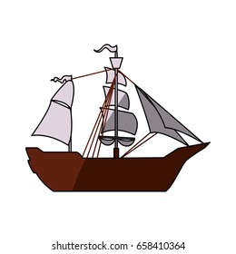 Pirate boat ship