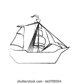 Pirate boat ship