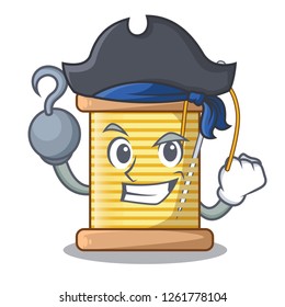 Pirate bobbin with needle thread spool cartoon