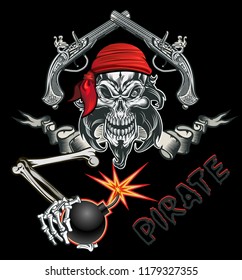 Pirate and Bomb