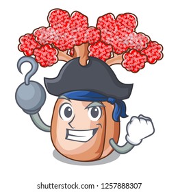 Pirate bottle tree in rose shape cartoon
