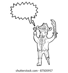 pirate captain cartoon
