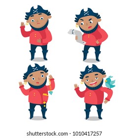 Pirate Captain, Cartoon Character