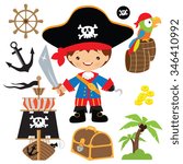 Pirate captain vector illustration 