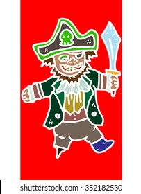 Pirate cartoon