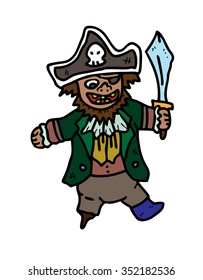 Pirate cartoon