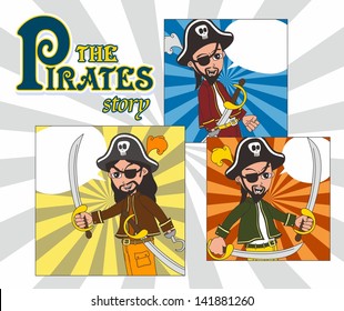 pirate cartoon comic art