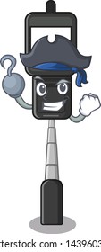 Pirate cell phone holder in cartoon shape