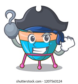 Pirate character cartoon percussion musical instrument timpani