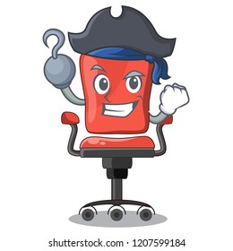 Pirate character office desk chair in indoor