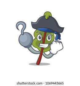 Pirate chard character cartoon style