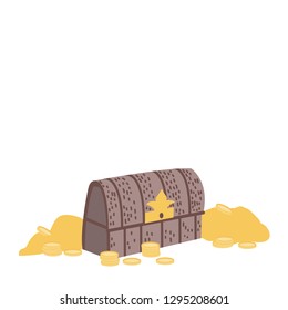 pirate chest of gold