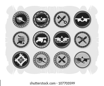 Pirate chips. Gray scale, 1, vector