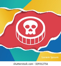 pirate coin icon