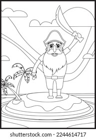 Pirate Coloring Pages for kids