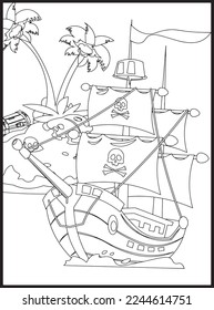 Pirate Coloring Pages for kids