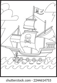 Pirate Coloring Pages for kids