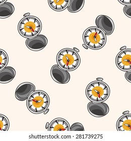 pirate compass , cartoon seamless pattern background