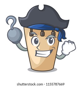 Pirate conga character cartoon style