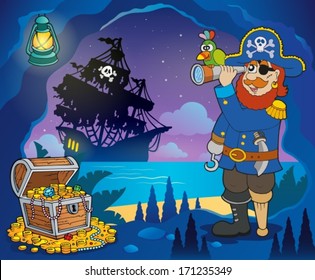 Pirate cove theme image 3 - eps10 vector illustration.